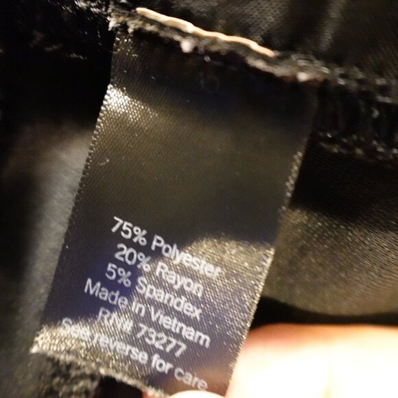 Simply Vera Vera Wang Bootcut Pants Women’s XXL Black Stretch Comfort 31" Inseam - Picture 10 of 10